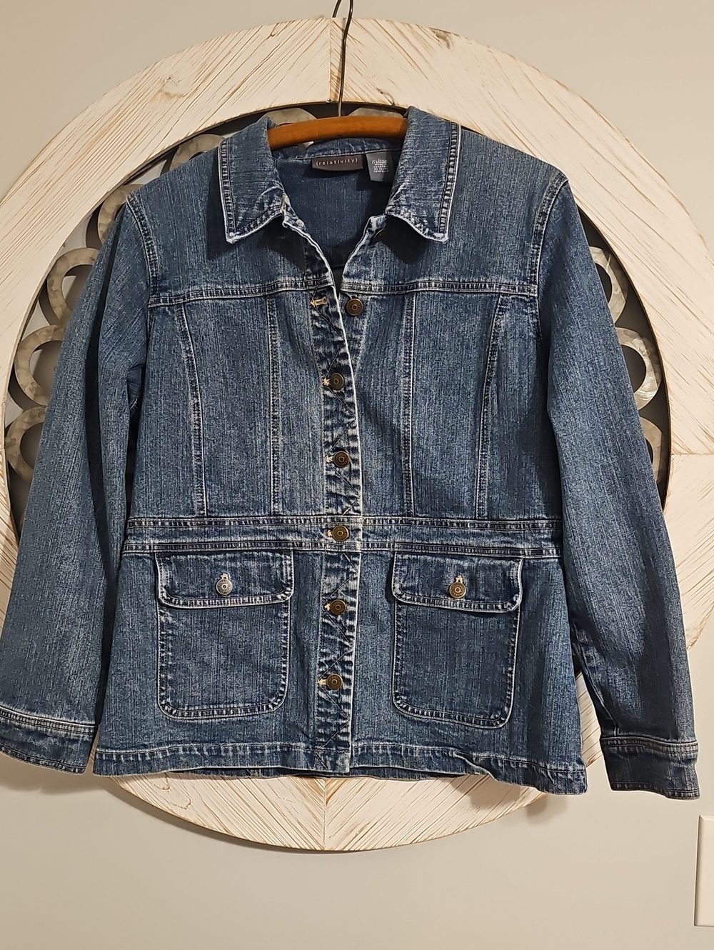 Relativity Jean Jacket - Picture 1 of 4